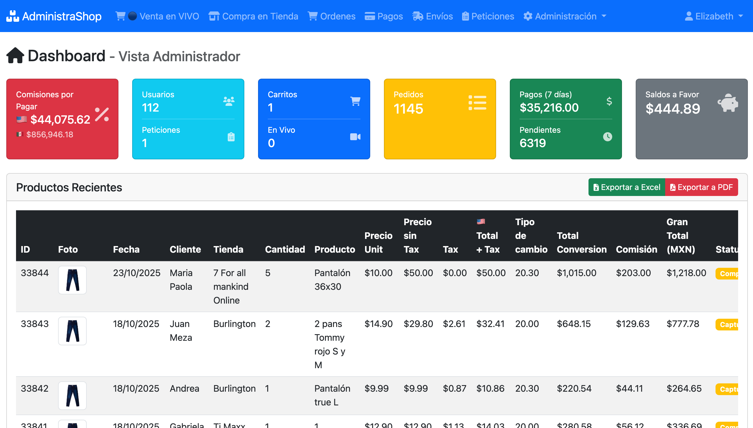 Dashboard Preview